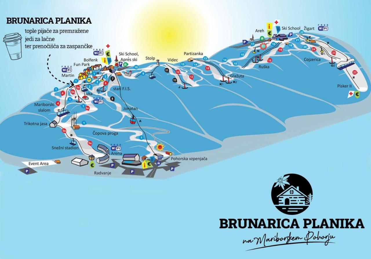 Brunarica Planika Mtb Point Марибор Екстериор снимка